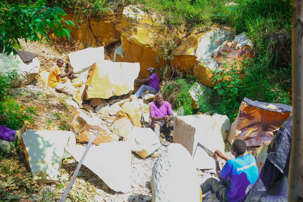 Mining soapstone
